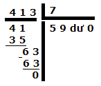 Chia số có 3 chữ số cho số có 1 chữ số theo chuẩn Việt Nam